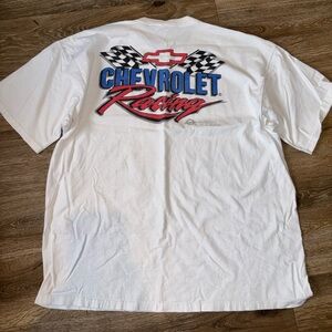 1995 Chevrolet Racing White Tee Size XL